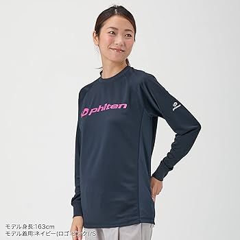 phiten 長袖シャツ L ネイビー ファイテン] Tシャツ RAKUシャツ ネイビー L : sisnext - 通販